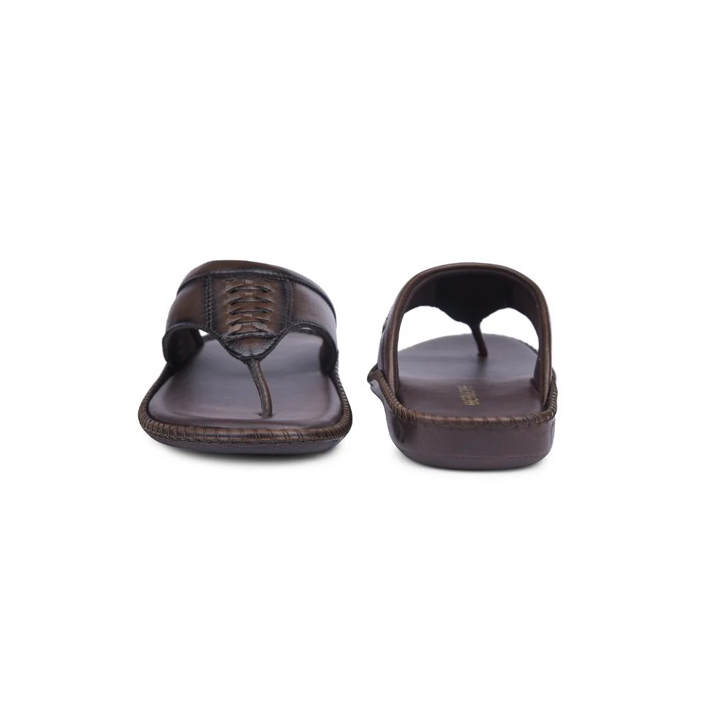 Healers By Liberty Mens VCL-102 Brown Casual Thong - Image 5
