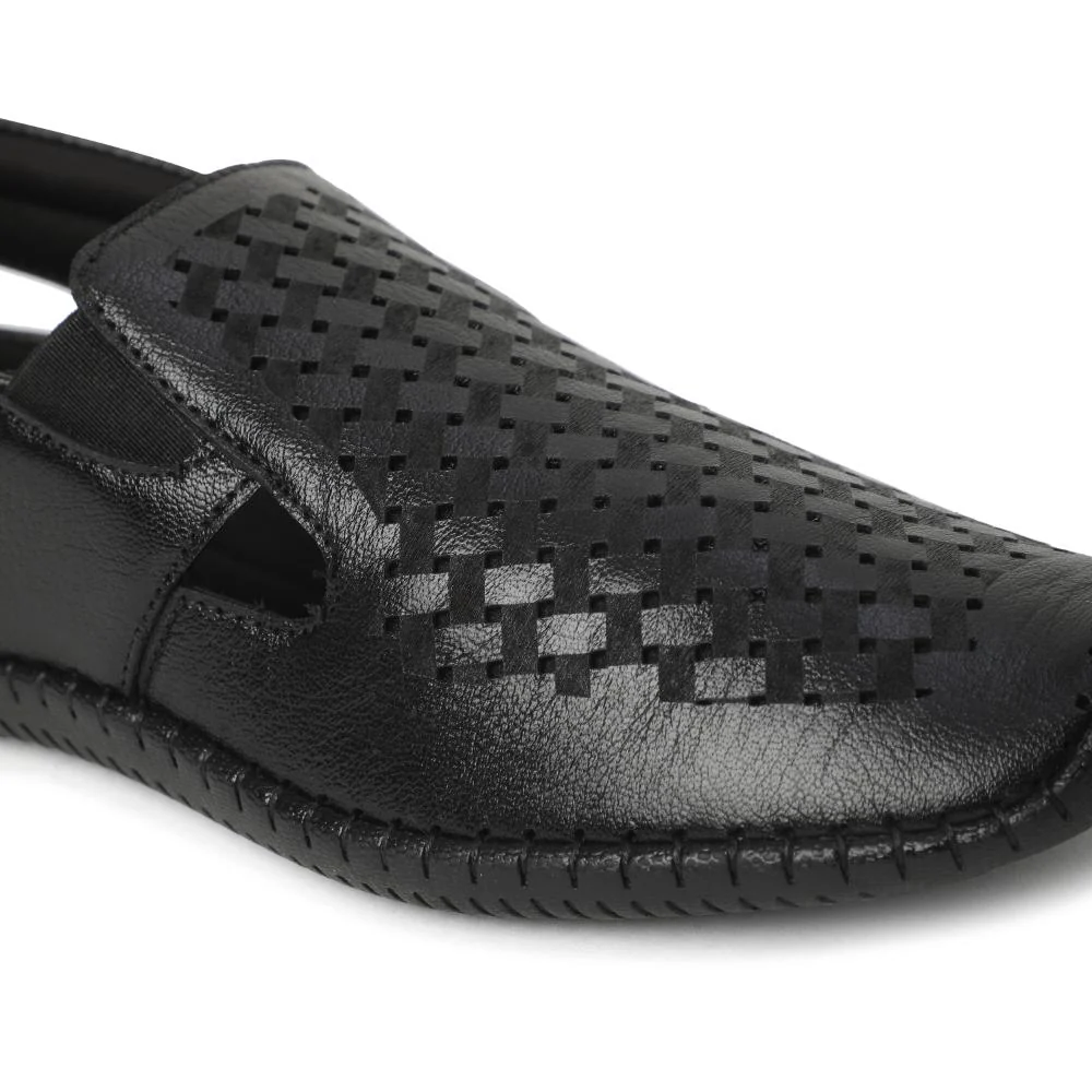 Healers By Liberty OSL-55 Casual Sandal For Mens (Black) - Image 6