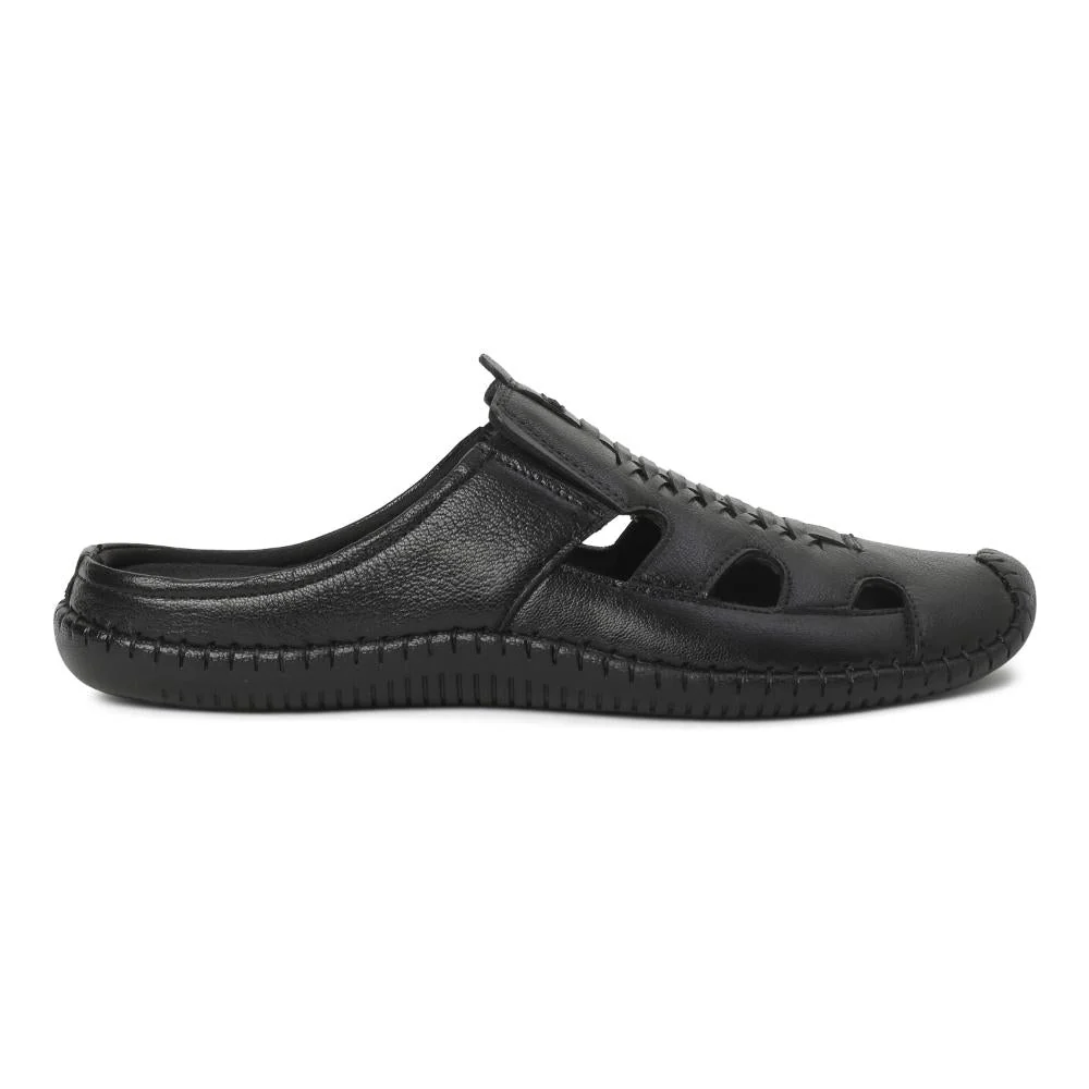Healers By Liberty OSL-57 Casual Sandal For Mens (Black) - Image 2