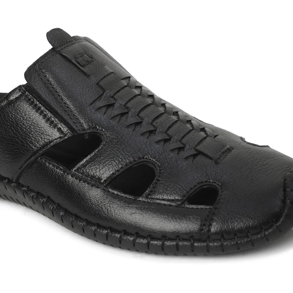 Healers By Liberty OSL-57 Casual Sandal For Mens (Black) - Image 6