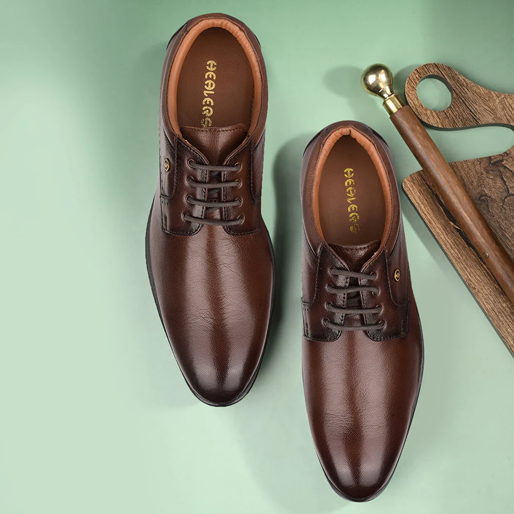 Healers By Liberty UVI-22 Formal Derby For Men - Brown - Image 3