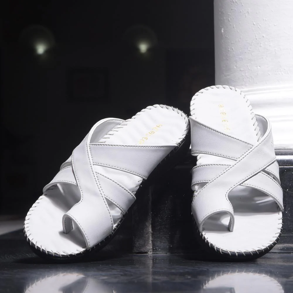 Healers Casual Grey Toe Ring Slippers For Women DELMA-1E By Liberty - Image 4