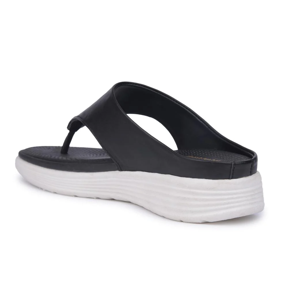 Healers Casual Black Slipper For Women DINZY-2E By Liberty - Image 6