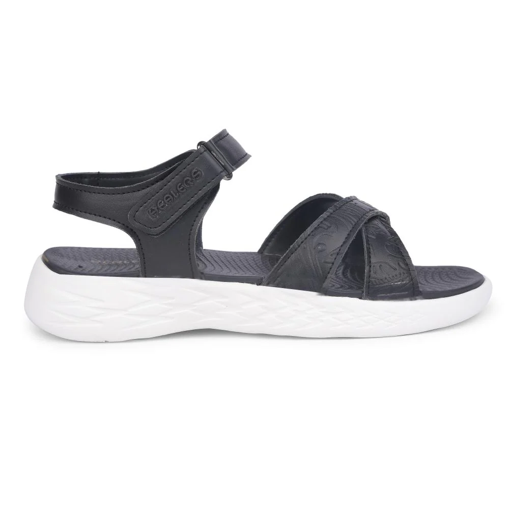 Healers By Liberty Women FINCY-2E Black Bin Sandal - Image 2