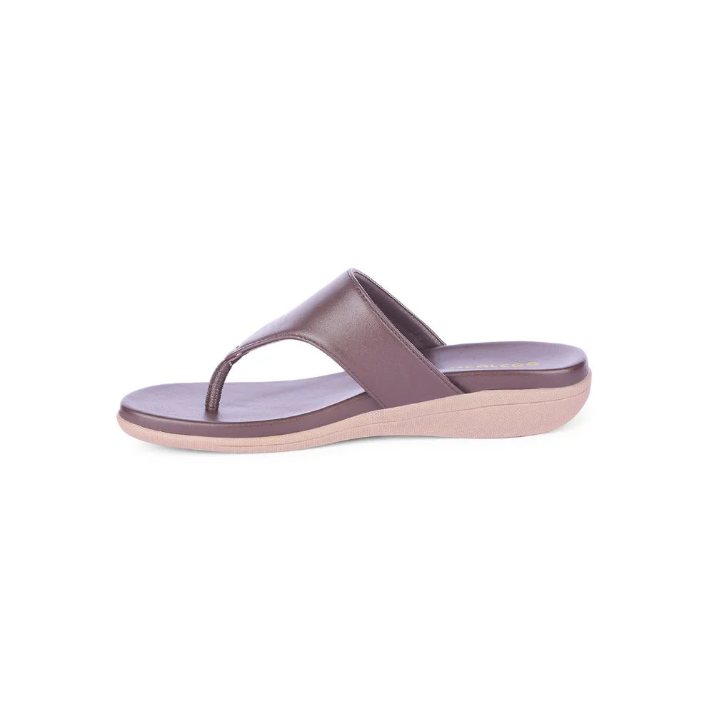 Healers Casual Brown Slipper For Women M18-1001 By Liberty - Image 3