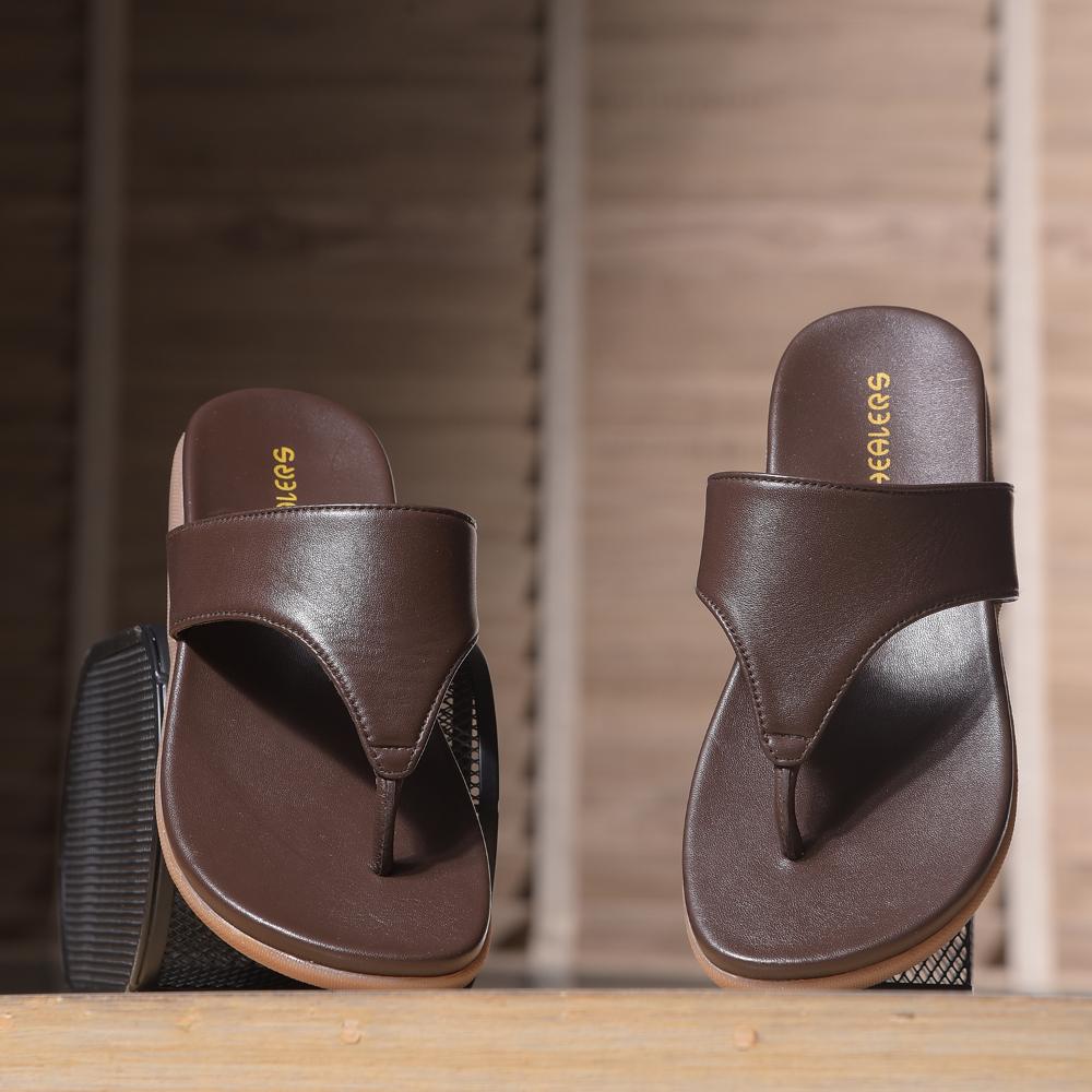 Healers Casual Brown Slipper For Women M18-1001 By Liberty - Image 4