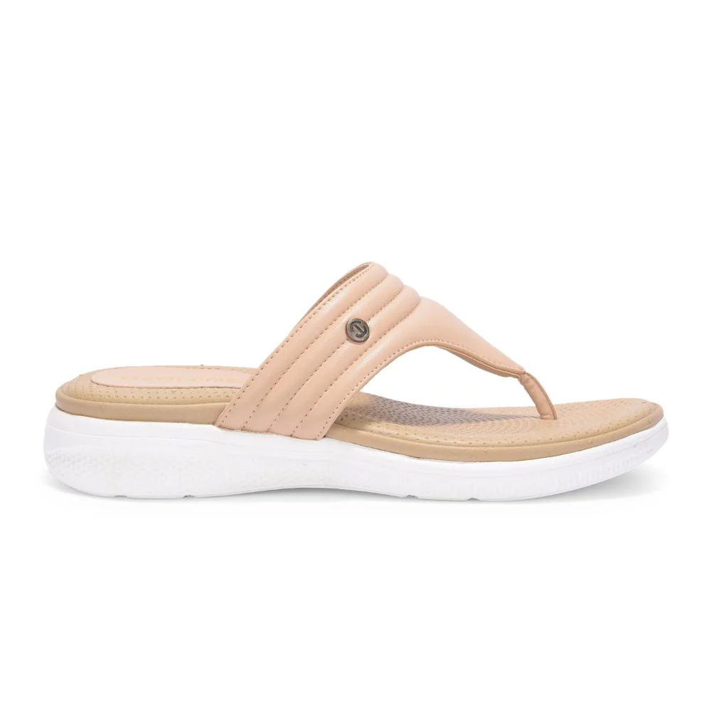 Healers By Liberty Women SFL-1 Cream Casual Slipper - Image 2