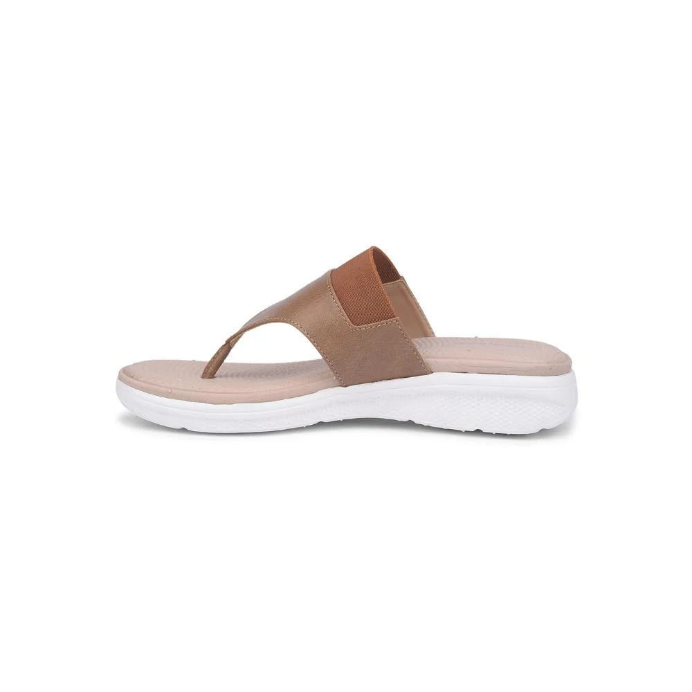Healers Casual Brown Slipper For Women SFL-14 By Liberty - Image 3