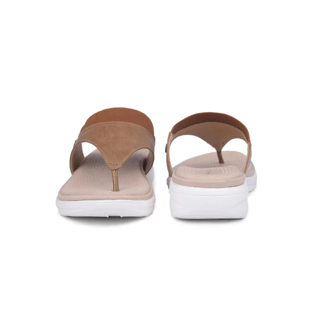 Healers Casual Brown Slipper For Women SFL-14 By Liberty - Image 5