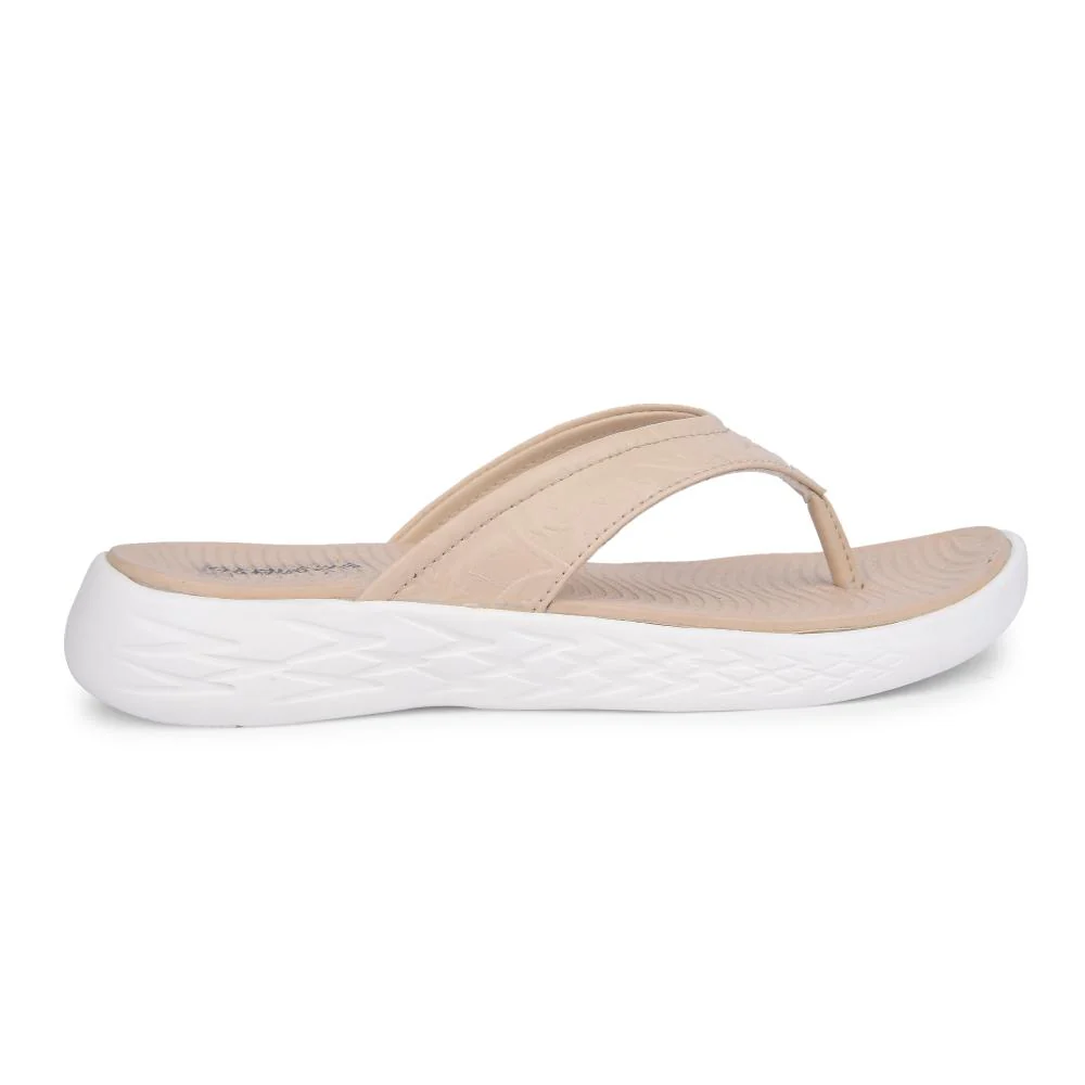 Healers Casual Beige Slipper For Women SOFIA-1E By Liberty - Image 2