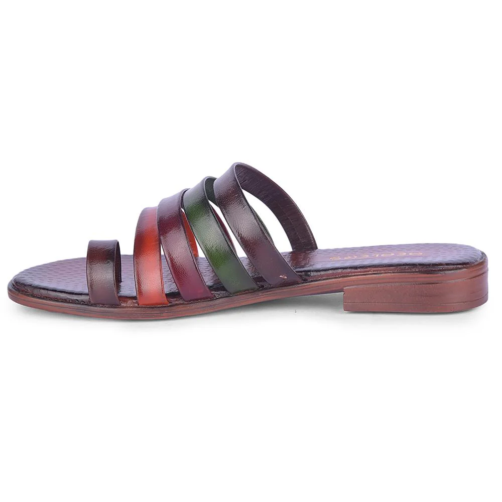 Healers By Liberty Women TLO-52 Brown Fashion Thong - Image 3