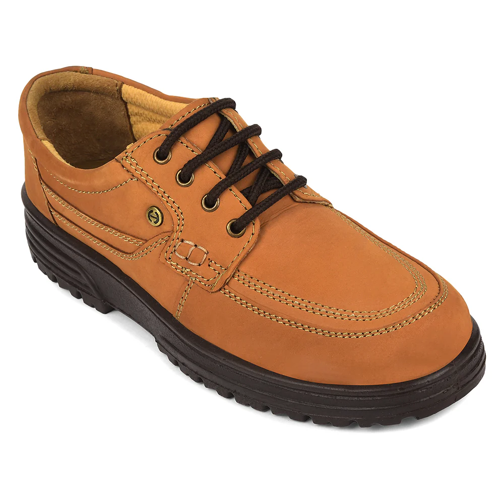 Healers Camel Formal Lacing Derby Shoes For Men 719053AN By Liberty