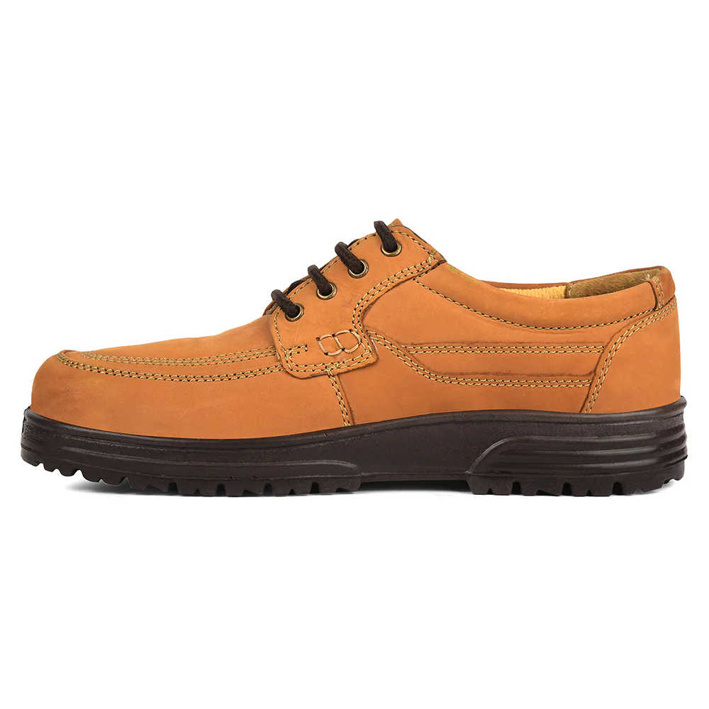Healers Camel Formal Lacing Derby Shoes For Men 719053AN By Liberty - Image 3