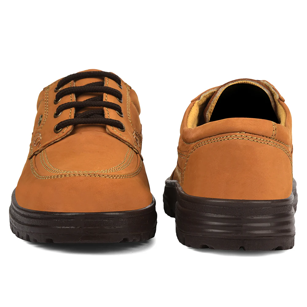 Healers Camel Formal Lacing Derby Shoes For Men 719053AN By Liberty - Image 6