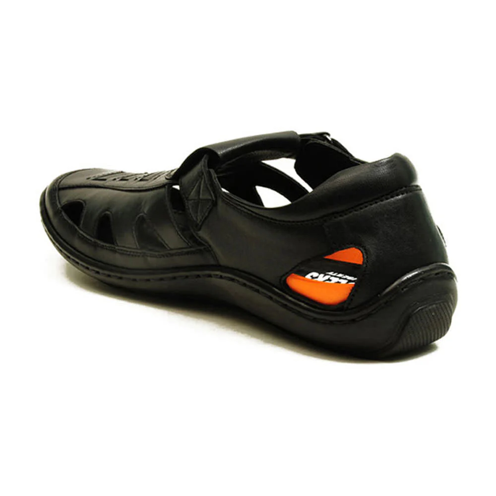 Healers Casual (Black) Fisherman Sandals For Men FDY-0162 By Liberty - Image 5