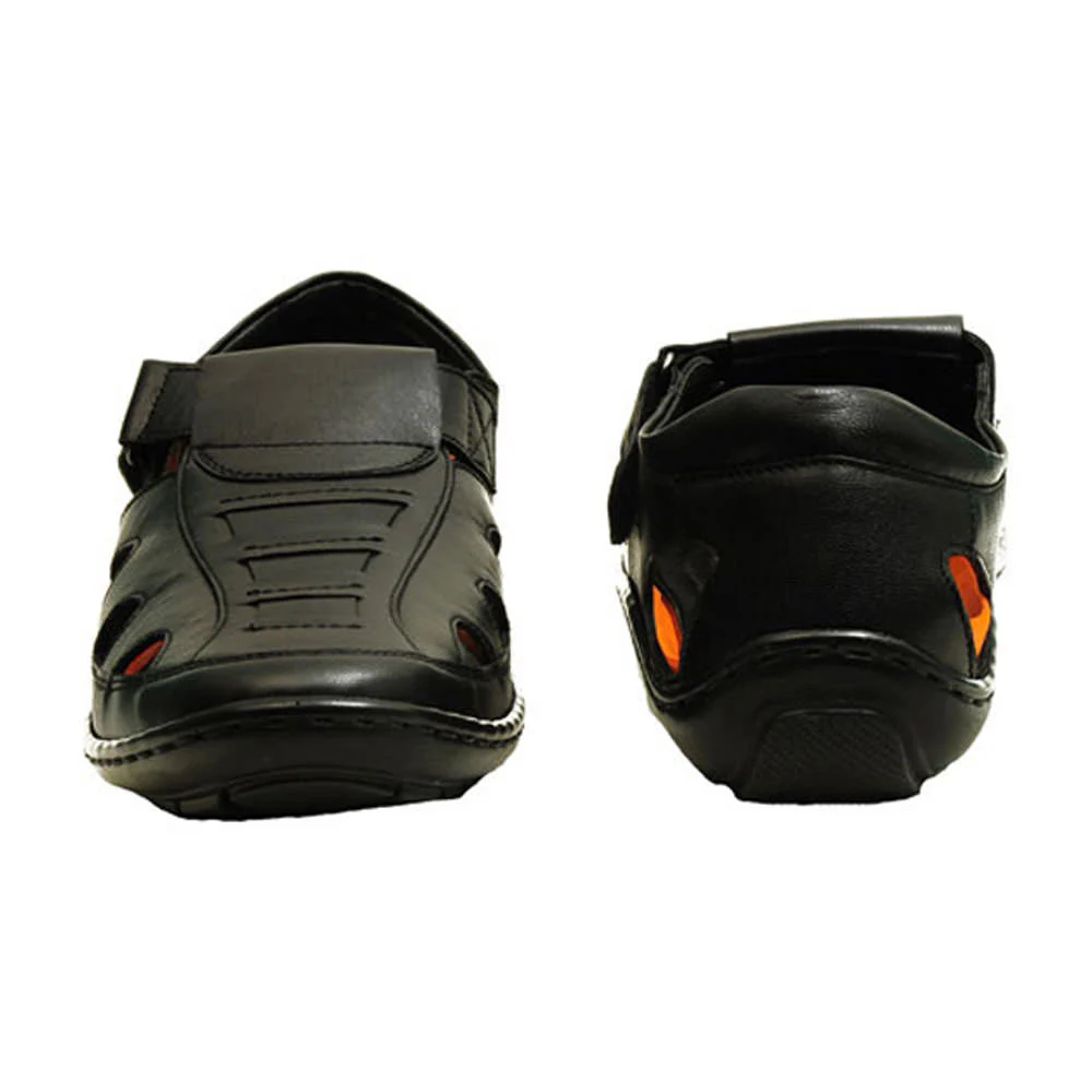 Healers Casual (Black) Fisherman Sandals For Men FDY-0162 By Liberty - Image 6