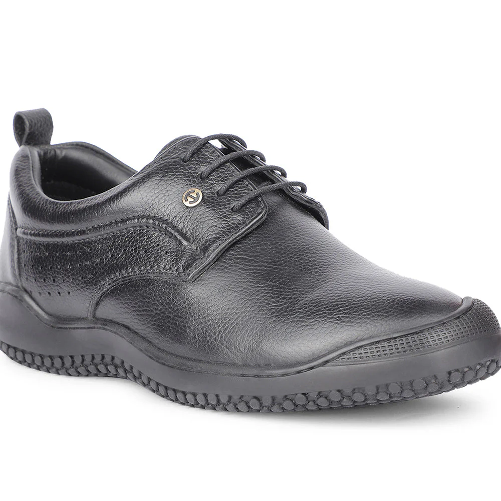 Healers Casual Black Lacing Shoes For Men B049-01 By Liberty - Image 4