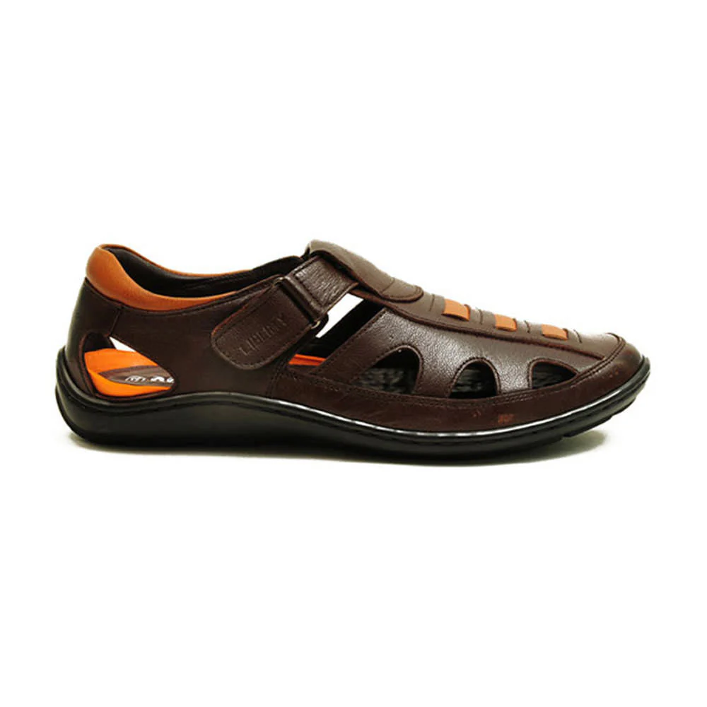 Healers Casual (Brown) Fisherman Sandals For Men FDY-0162 By Liberty - Image 2