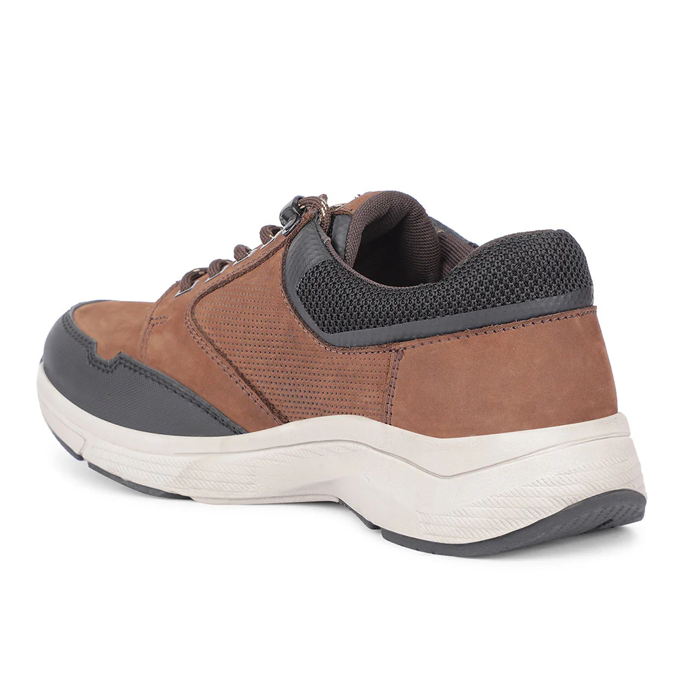 Healers Casual Brown Lacing Shoes For Men A576-05 By Liberty - Image 5
