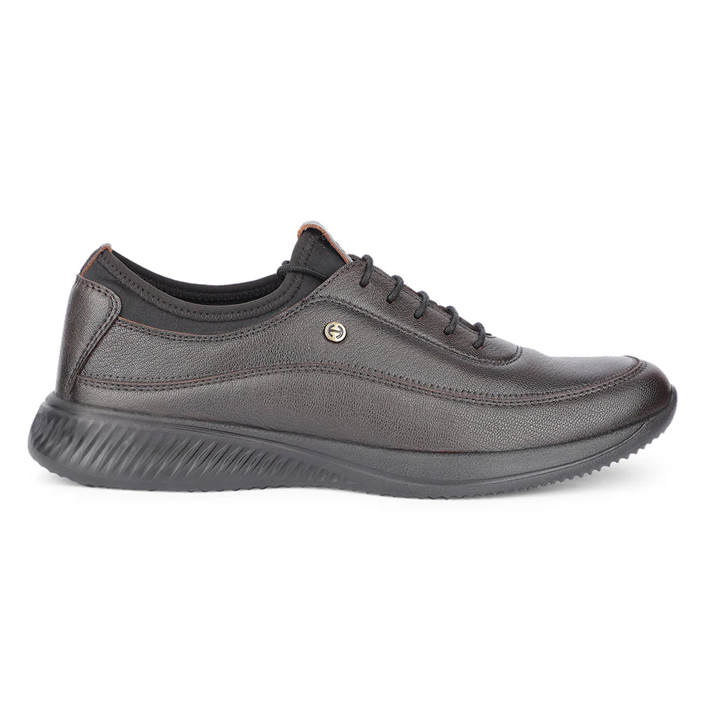 Healers Casual Brown Lacing Shoes For Men A576-07 By Liberty - Image 2