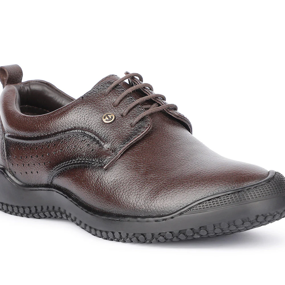 Healers Casual Brown Lacing Shoes For Men B049-01 By Liberty - Image 5