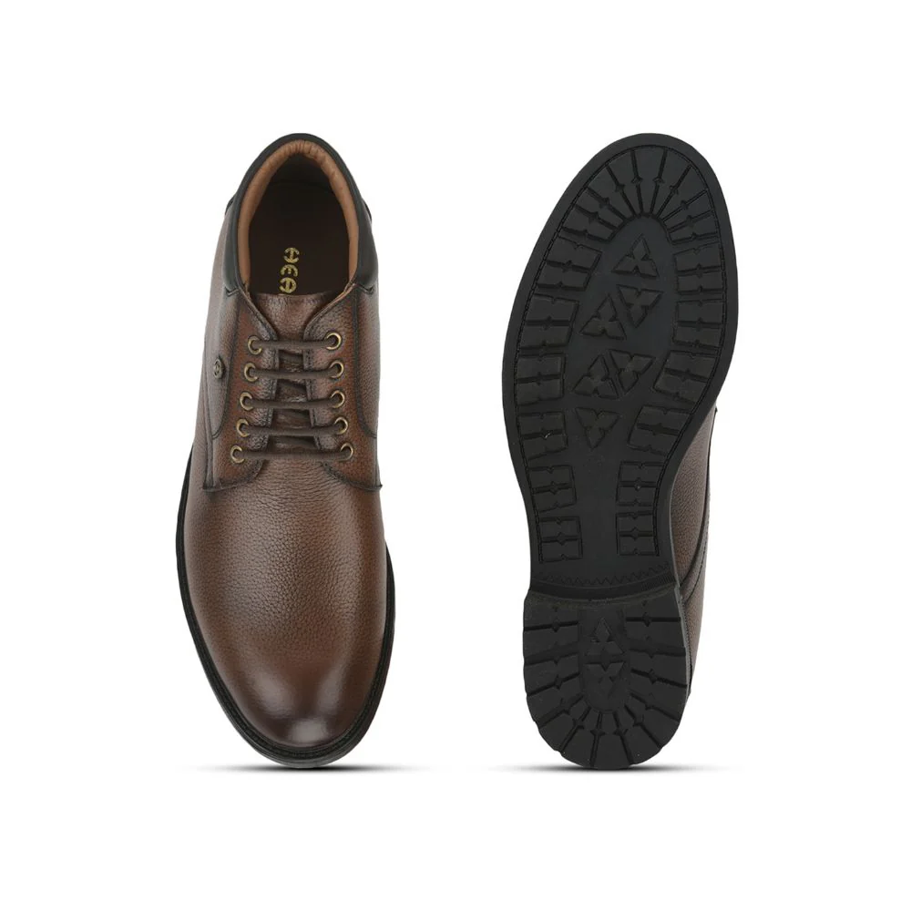 Healers Casual (Brown) Lacing Shoes For Men UVL-93 By Liberty - Image 5