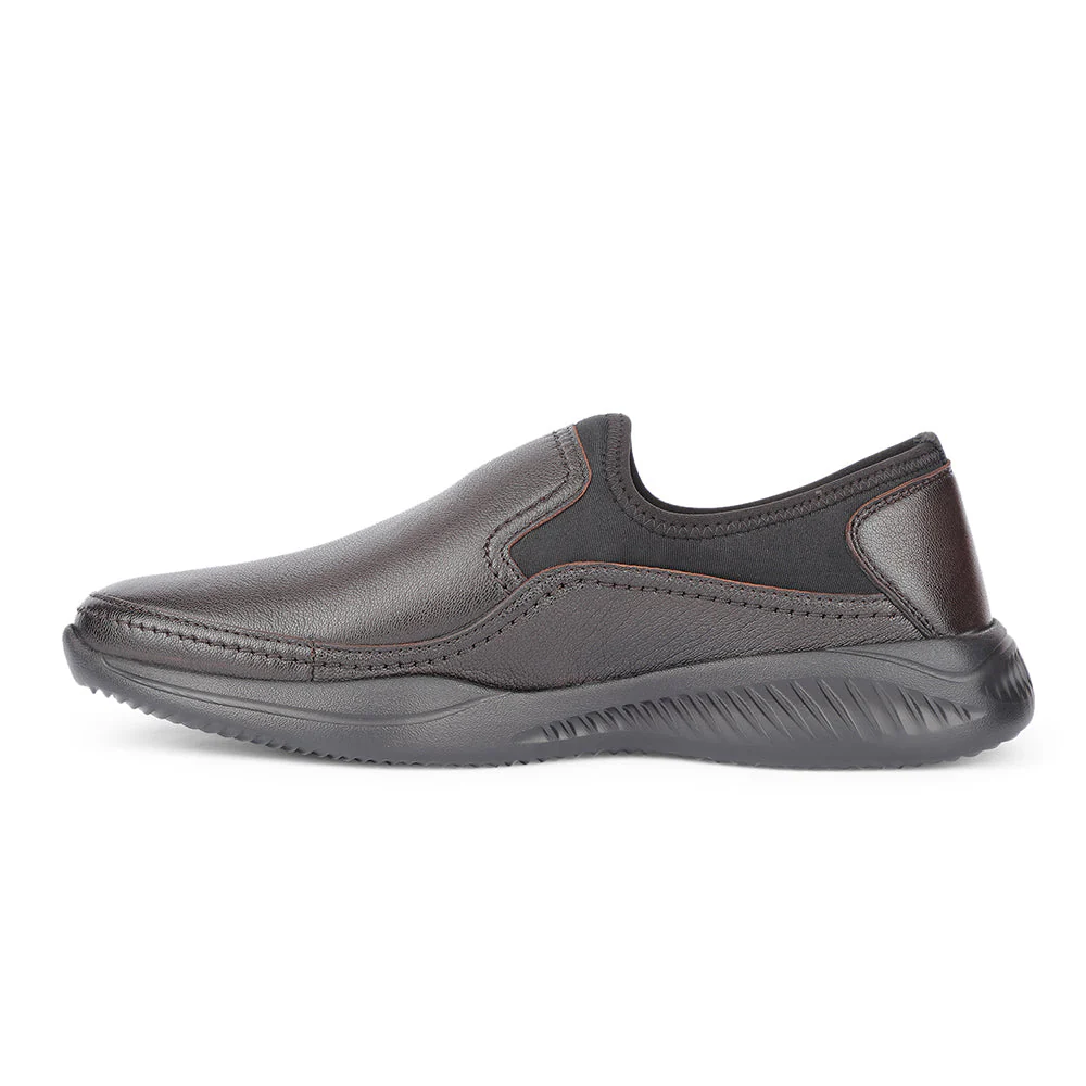 Healers Casual Brown Non Lacing For Men A576-11 By Liberty - Image 3