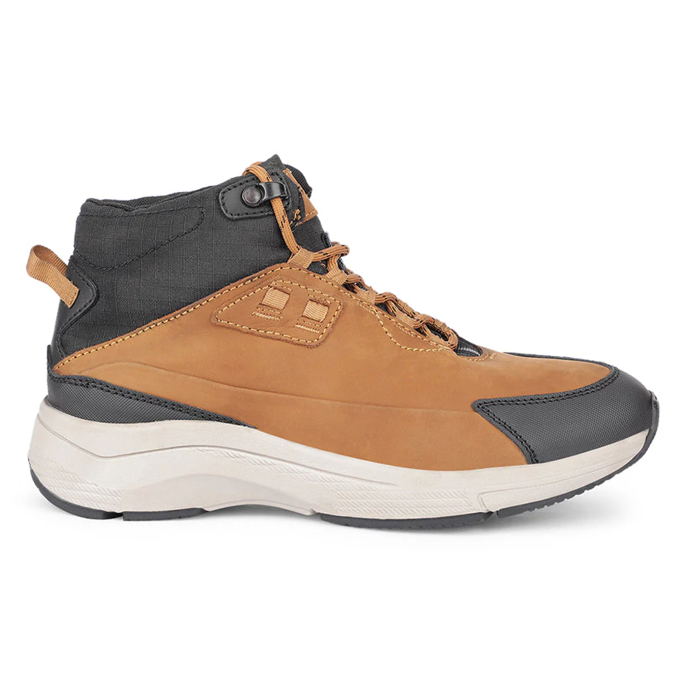 Healers Casual Camel Lacing Shoes For Men A576-01 By Liberty - Image 2
