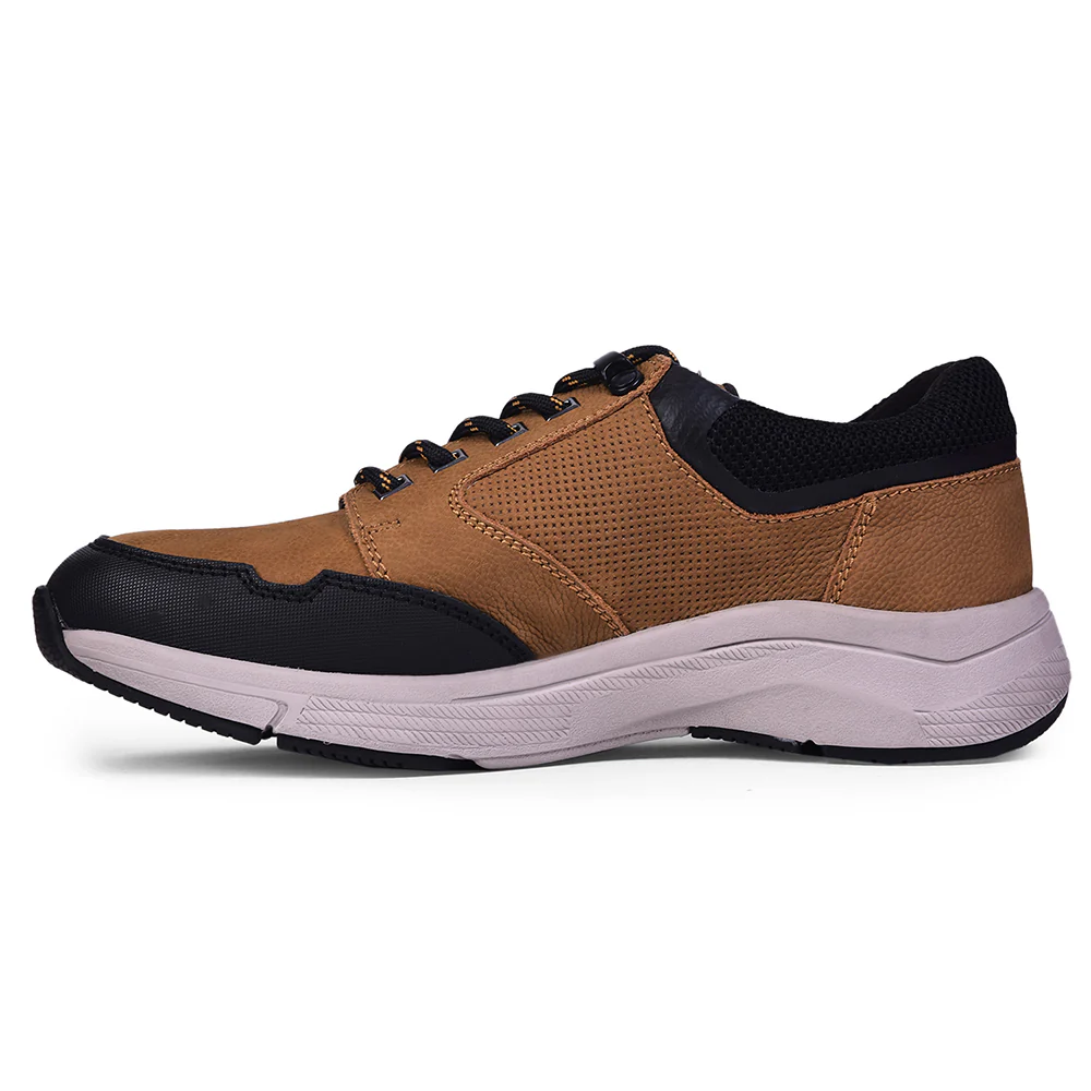 Healers Casual Camel Lacing Shoes For Men A576-05 By Liberty - Image 3