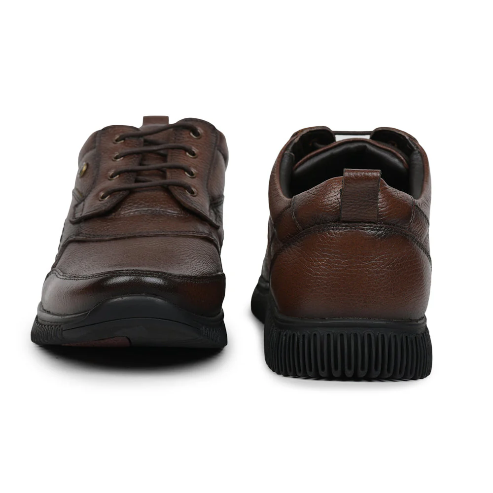 Healers Casual (D.BROWN) Lace-Up Shoes For Men DTL-80 By Liberty - Image 5