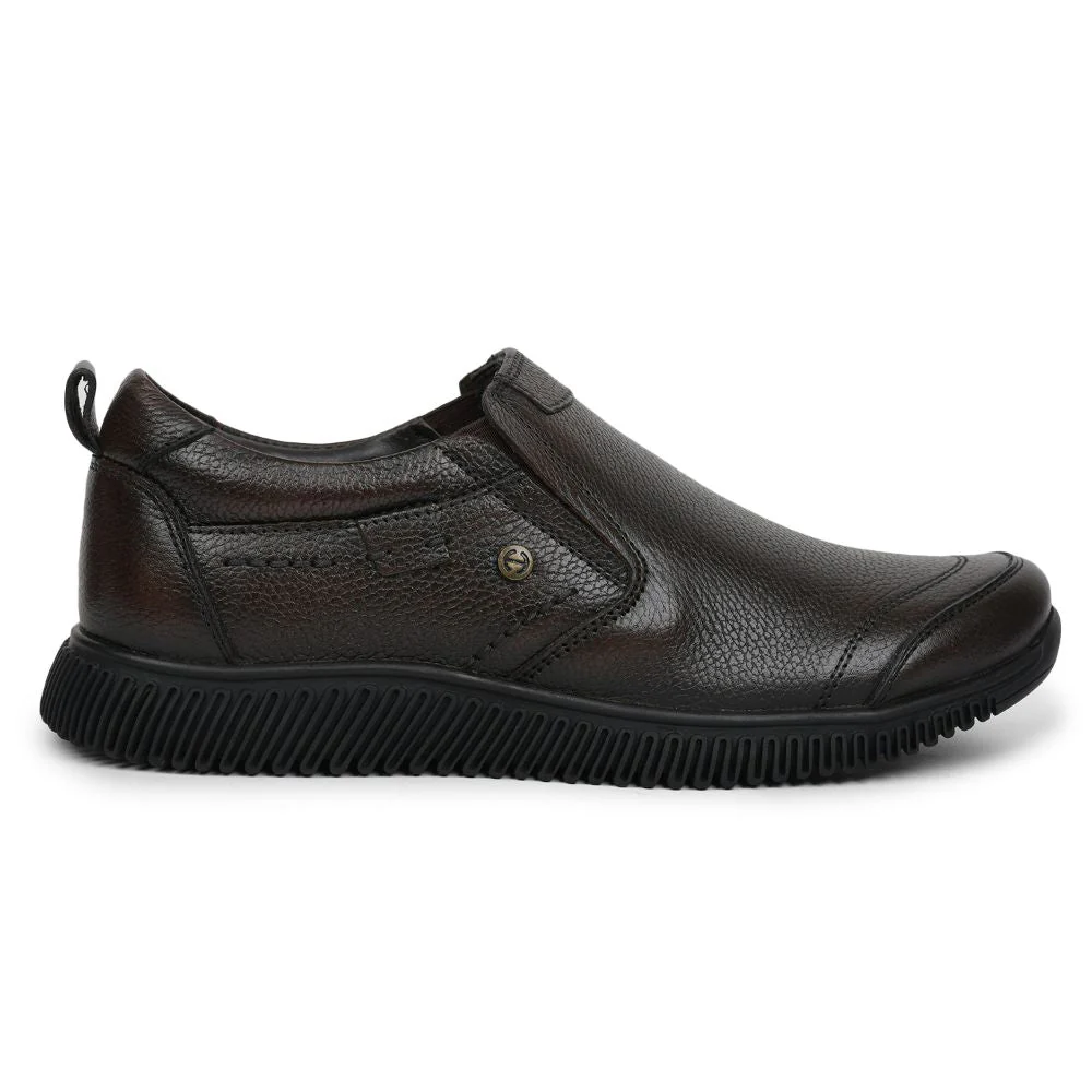 Healers Casual (D.Brown) Slip-On Shoes For Men DTL-81 By Liberty - Image 2