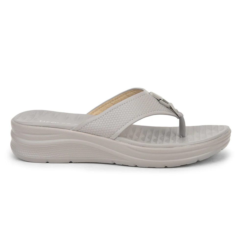 Healers Casual (Grey) Thong For Ladies HRP-ZU-14 By Liberty - Image 2