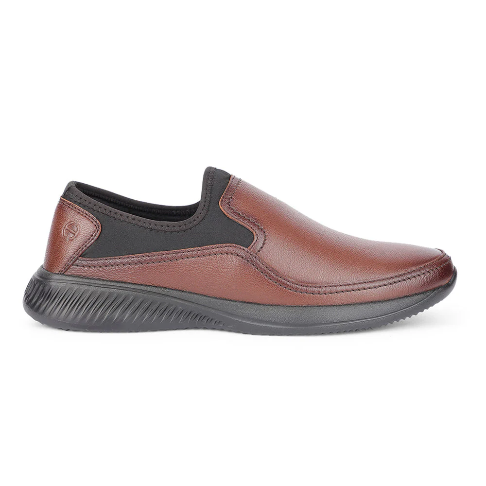 Healers Casual Tan Non Lacing For Men A576-11 By Liberty - Image 2