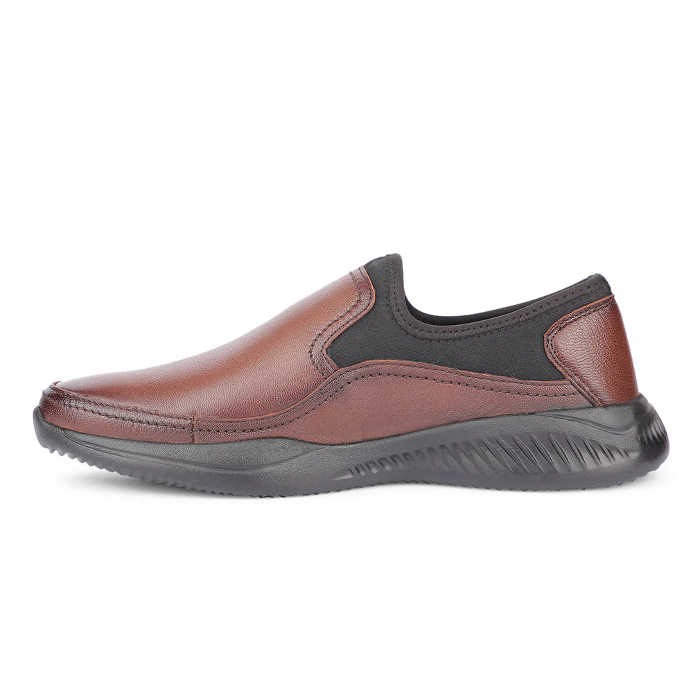 Healers Casual Tan Non Lacing For Men A576-11 By Liberty - Image 3
