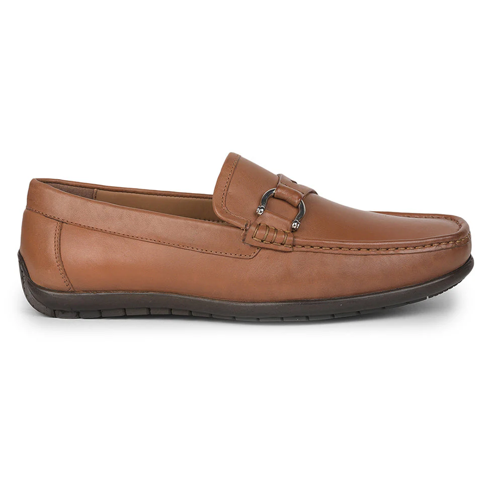 Healers Casual (Tan) Non lacing Loafers Shoes For Men Rnl-19 By Liberty - Image 2