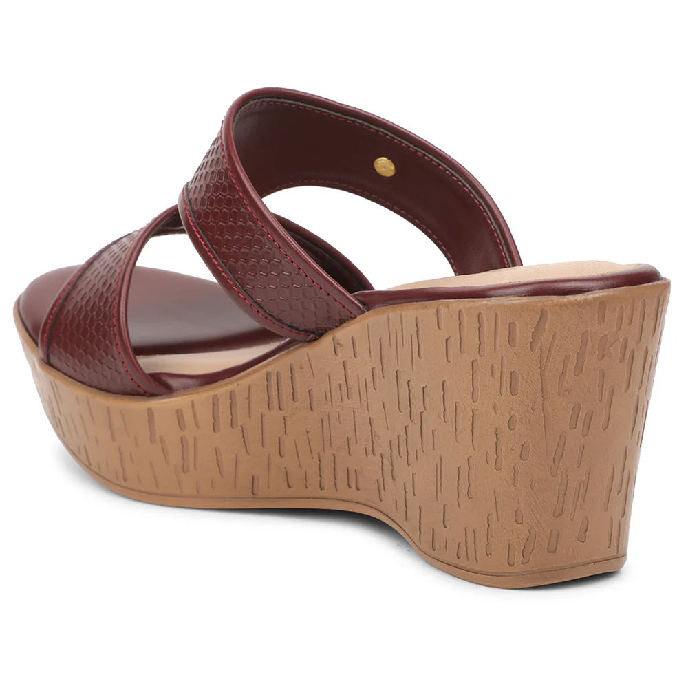 Healers Cherry Casual Wedge Heel Sandal For Women JFL-21 By Liberty - Image 5