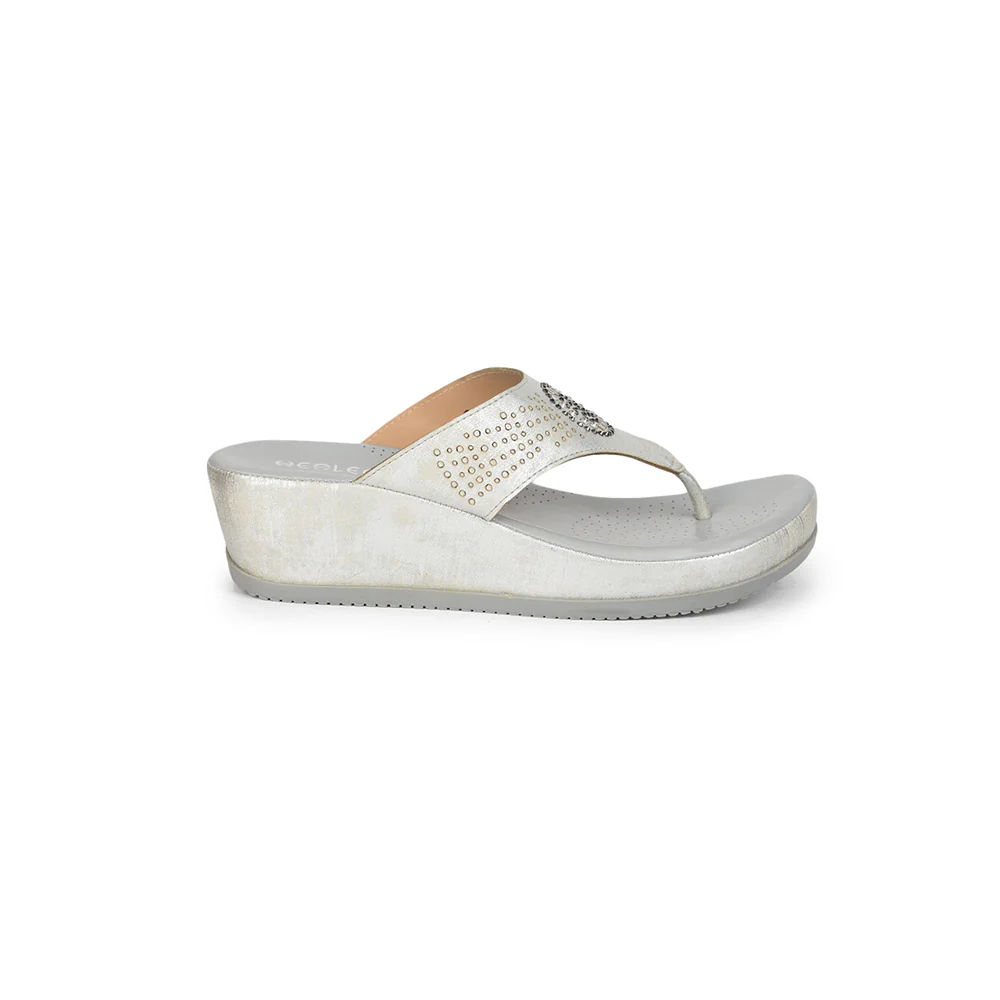 Healers Comfort (Silver) Thongs For Ladies By Liberty - Image 2
