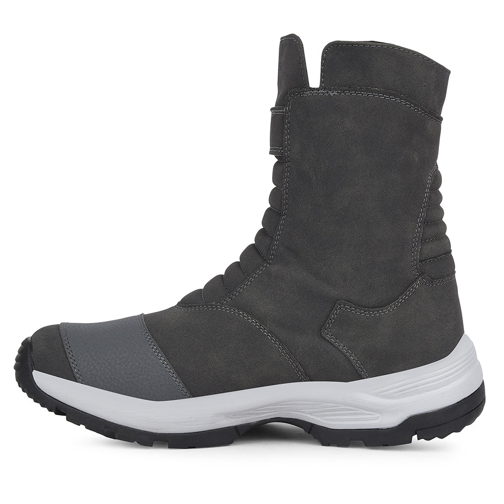 Healers Dark Grey Sports Trekking & Hiking Boot For Men PENGONGG-E By Liberty - Image 3