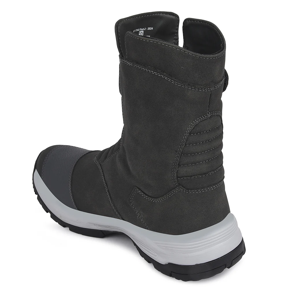 Healers Dark Grey Sports Trekking & Hiking Boot For Men PENGONGG-E By Liberty - Image 5