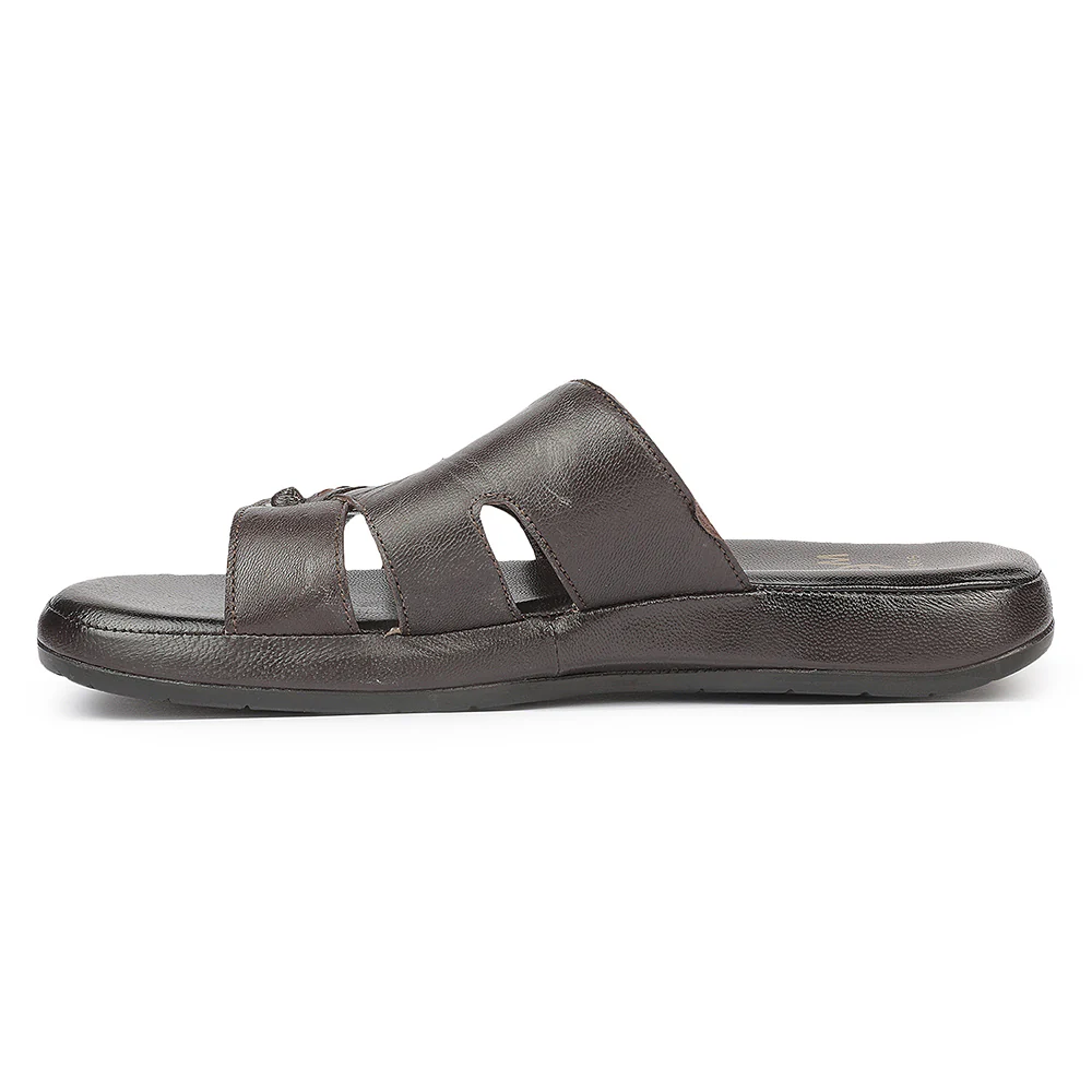 Healers DAZ-2 Everyday Comfort Brown Formal Slip on Slippers for Men By Liberty - Image 6