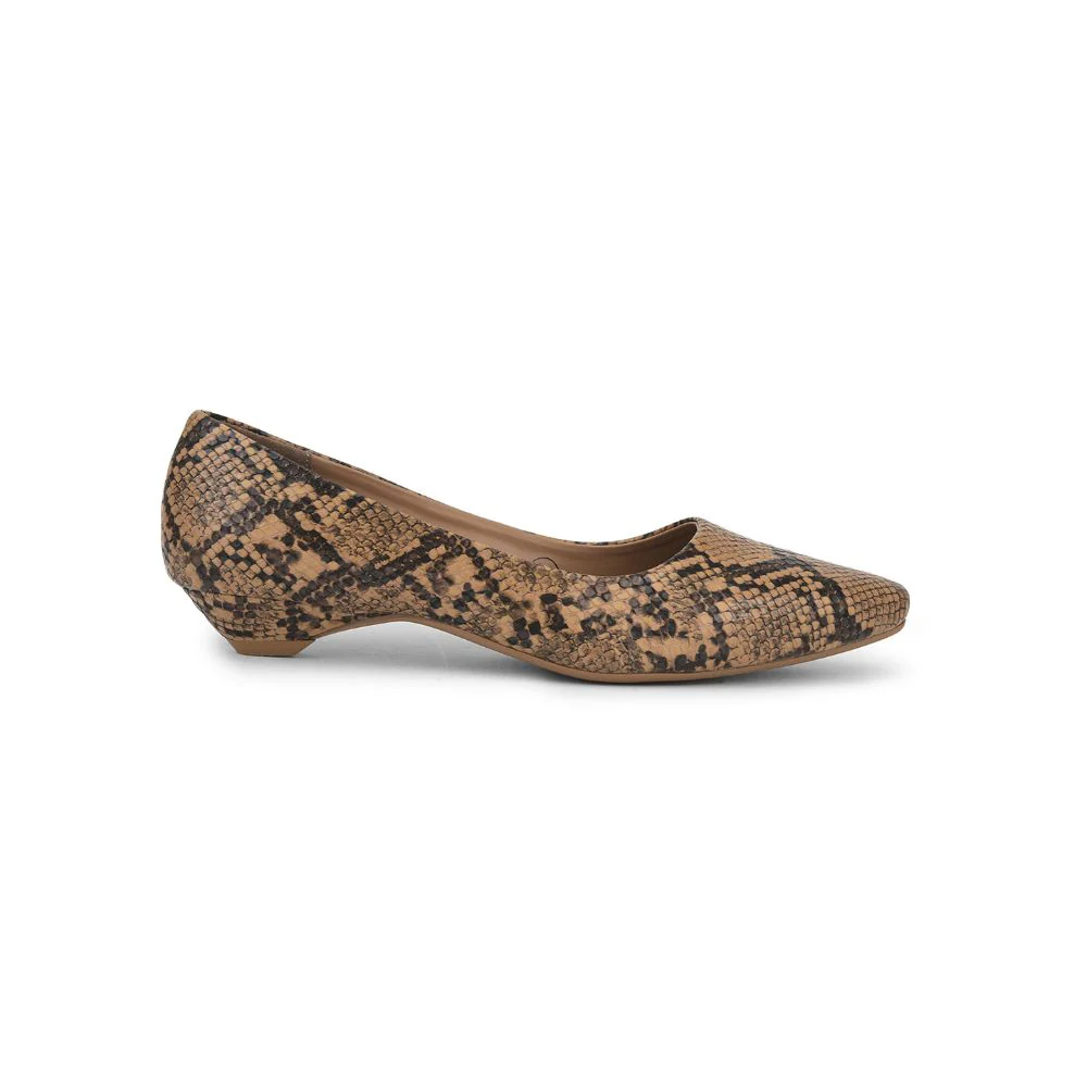 Healers Fashion Ballerina For Ladies (Beige) DST-33 By Liberty - Image 2