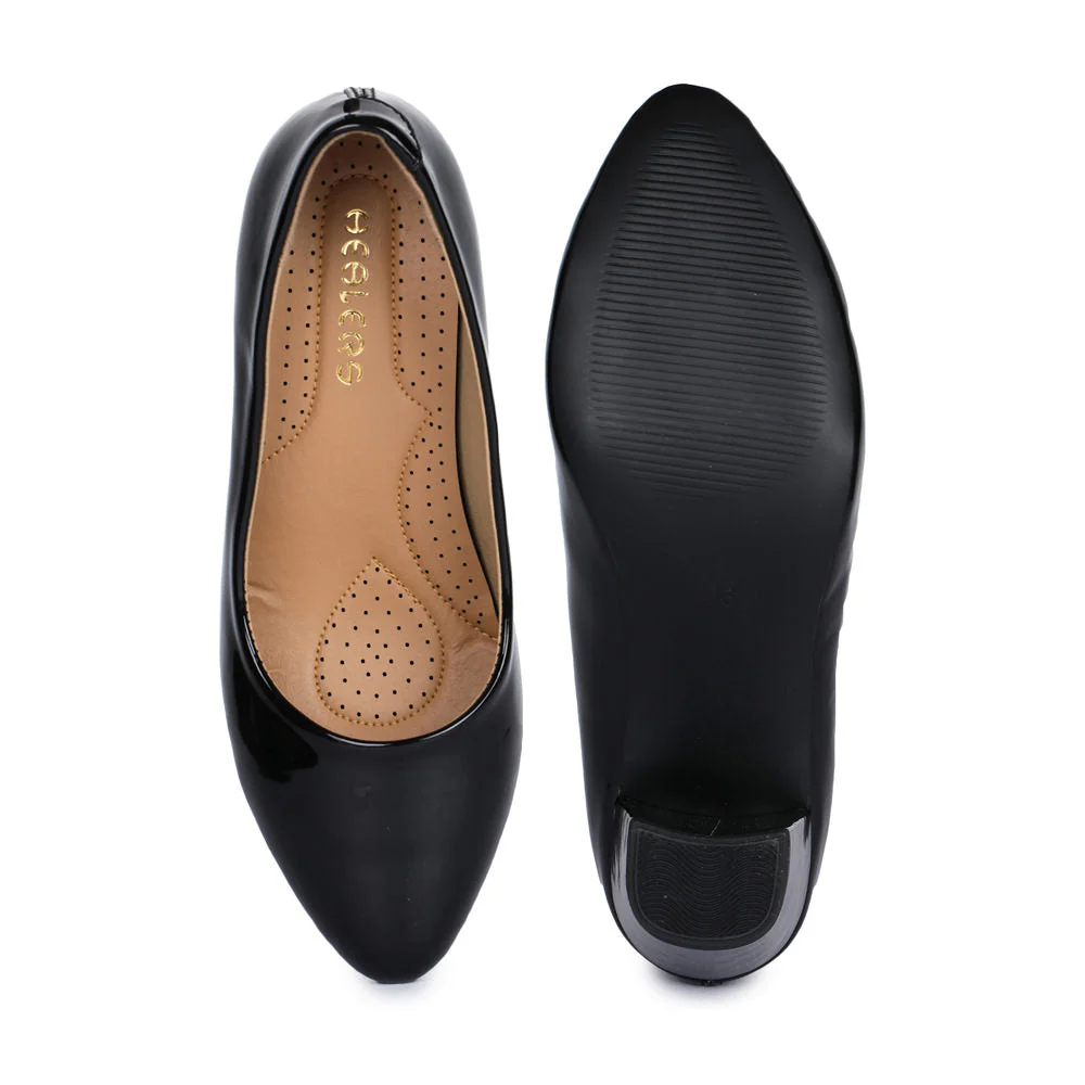 Healers Fashion (Black) Ballerina Shoes For Women HM6-08 By Liberty - Image 4