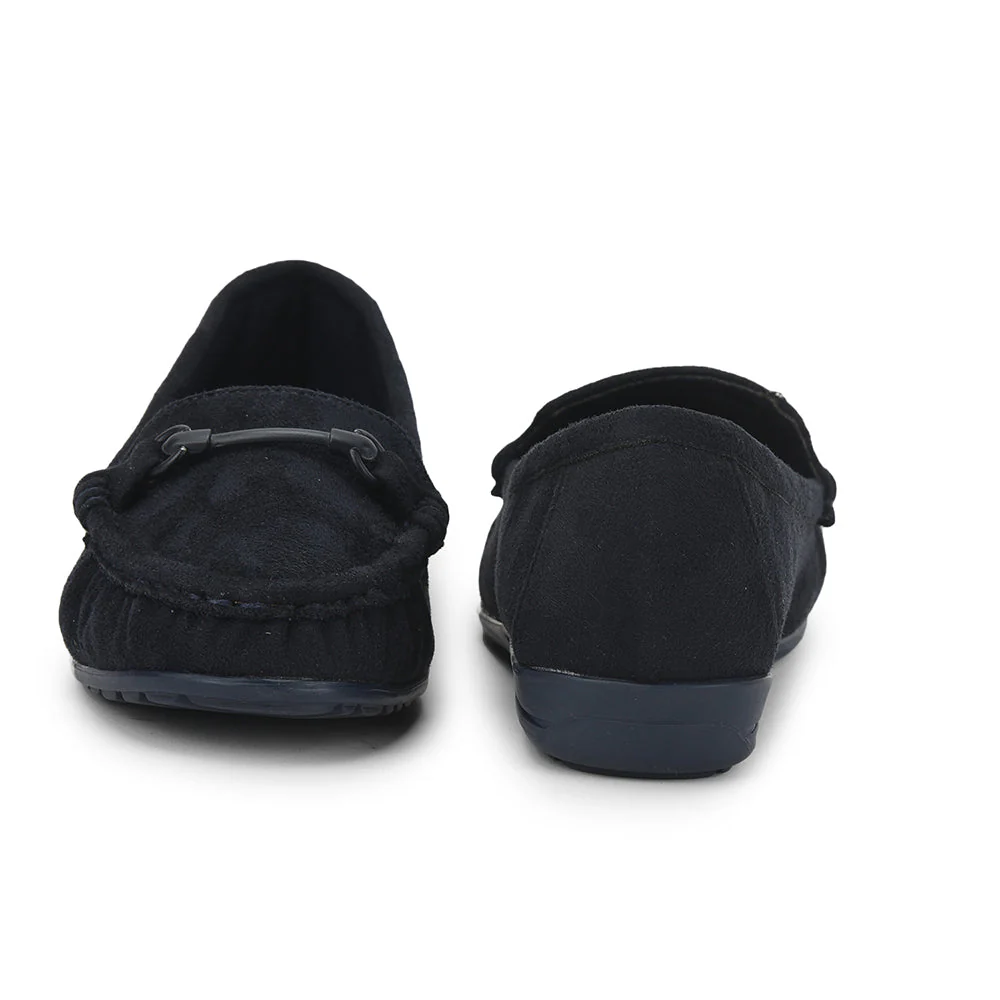 Healers Casual Navy Blue Loafers For Women HM6-10 By Liberty - Image 4