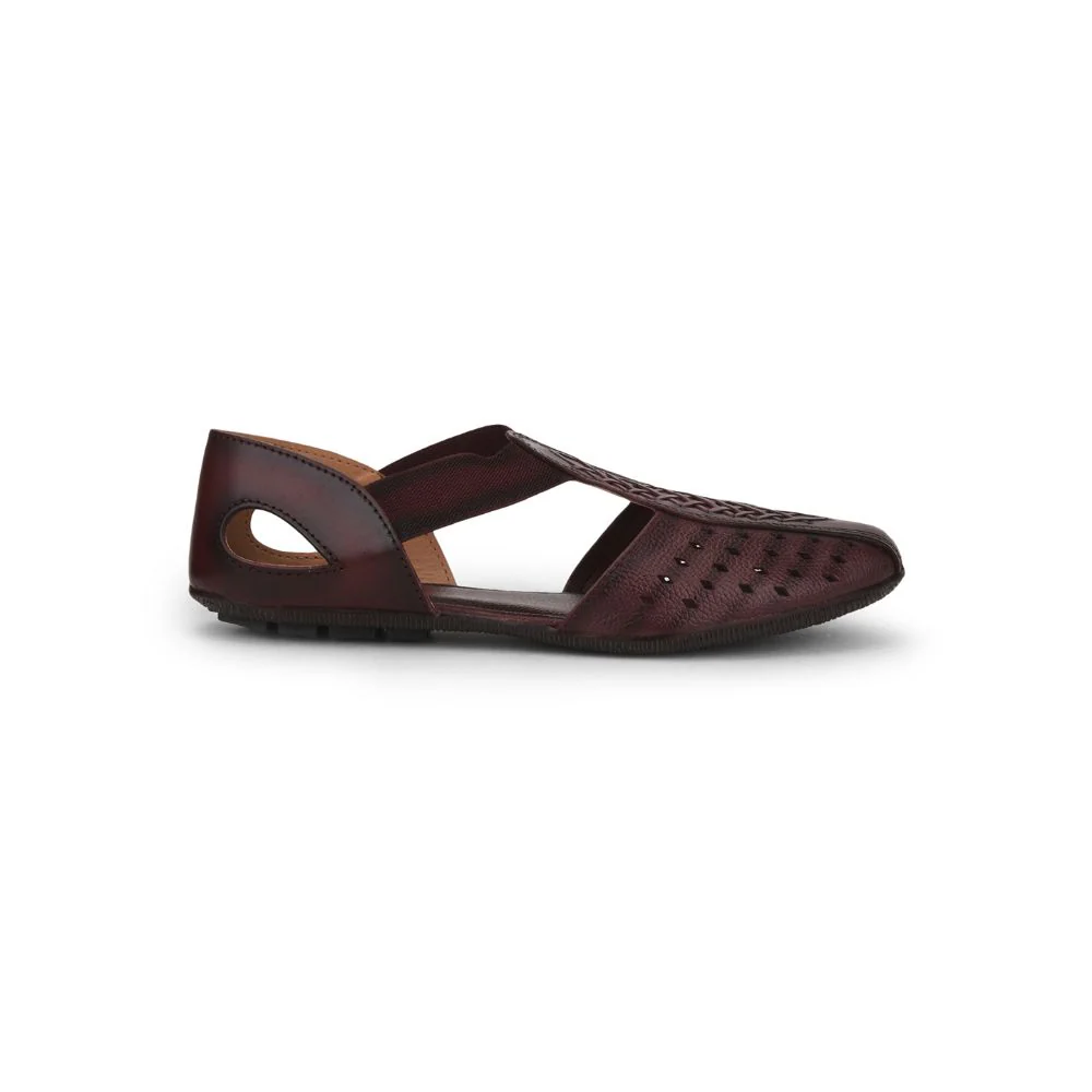 Healers Fashion Sandal For Ladies (Cherry) TLO-08 By Liberty - Image 2