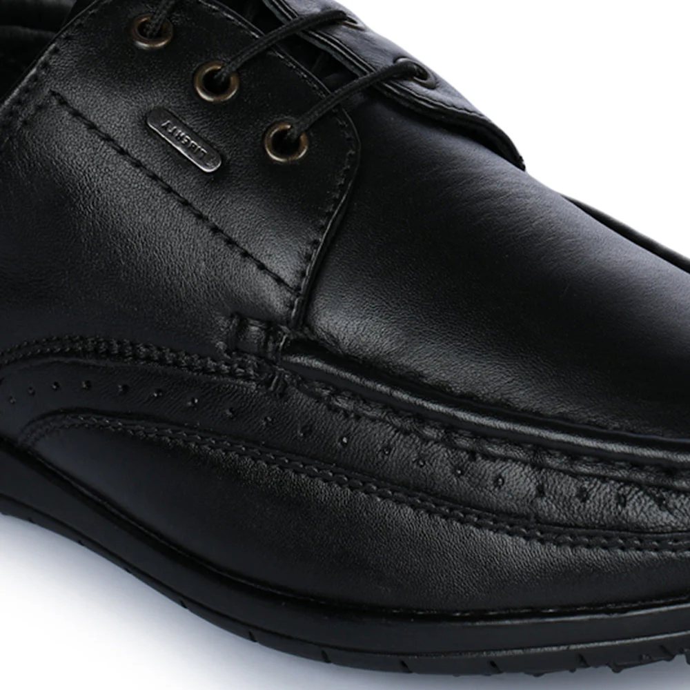 Healers Formal (Black) Lace-Up Shoes For Men FL-1414 By Liberty - Image 7