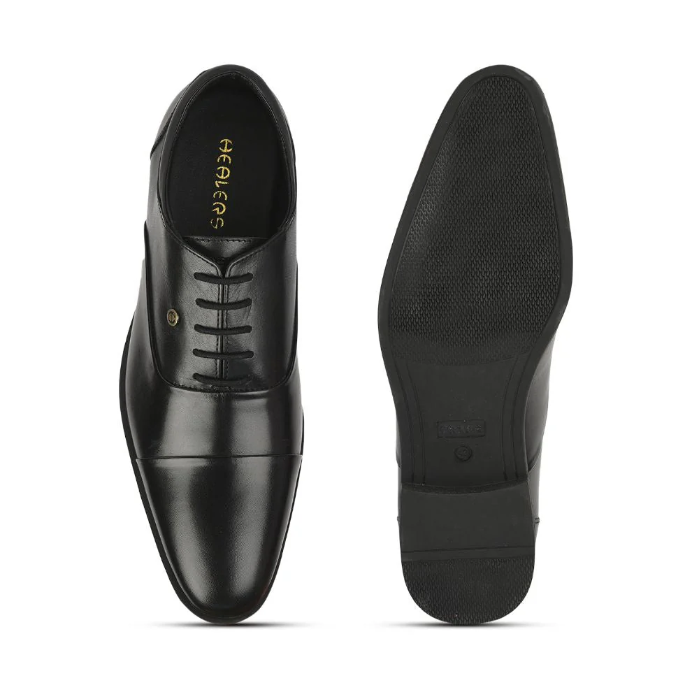 Healers Formal (Black) Lacing Classice Oxford Shoes For Men SSL-199 By Liberty - Image 3
