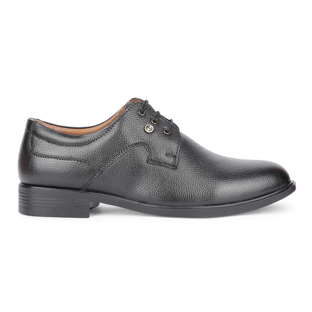 Healers Formal Black Lacing Derby Shoes For Men S201-05 By Liberty - Image 2