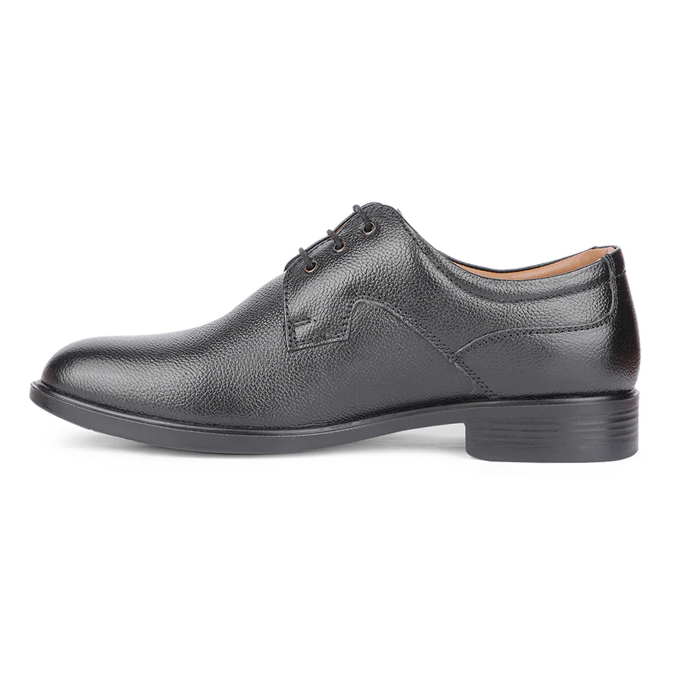 Healers Formal Black Lacing Derby Shoes For Men S201-05 By Liberty - Image 3