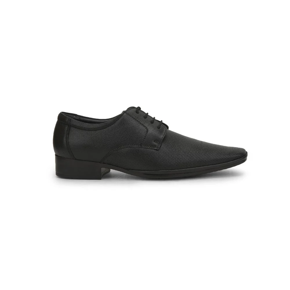 Healers Formal (Black) Lacing Shoes For Men JPL-233 By Liberty - Image 2