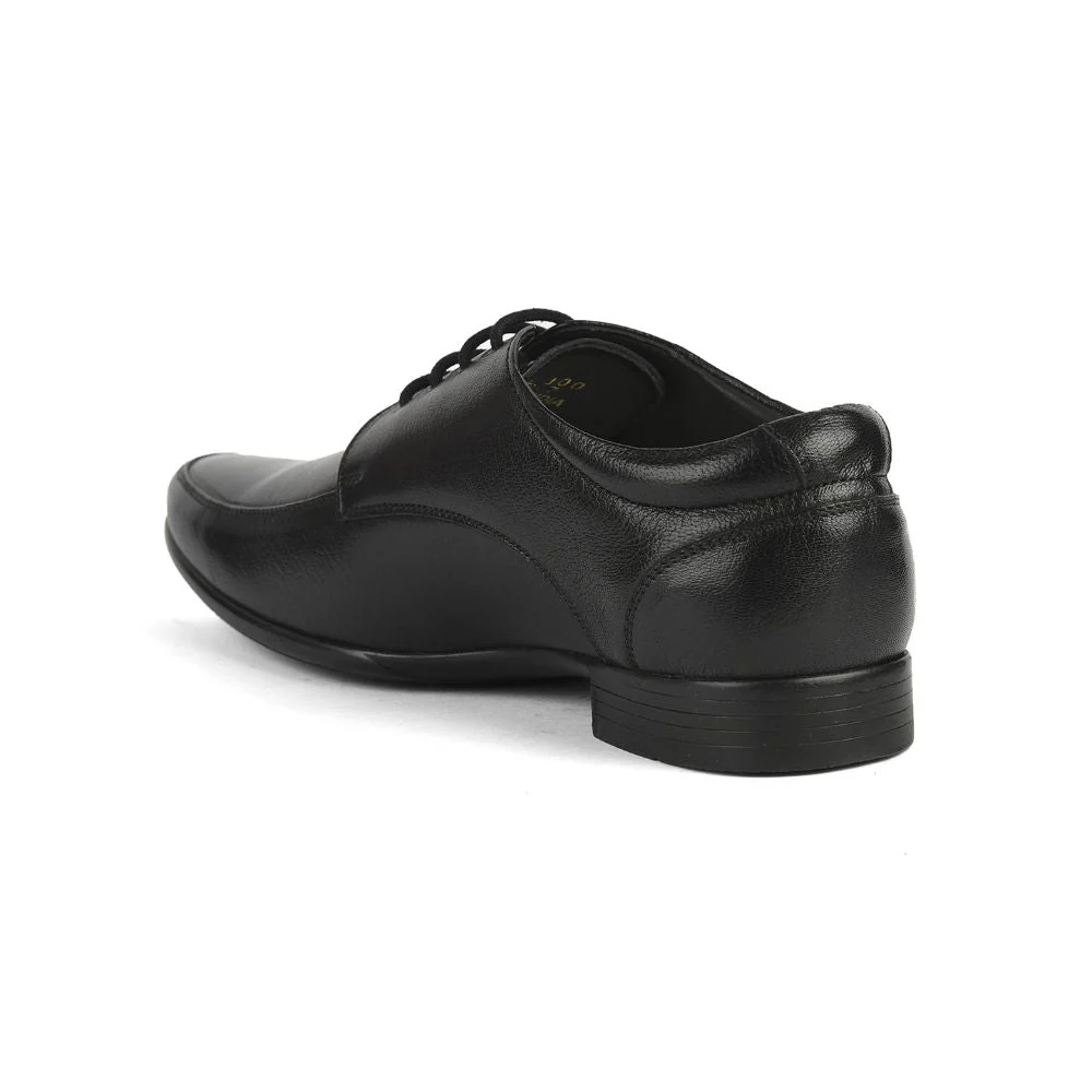 Healers Formal (Black) Lacing Shoes For Men UVL-100 By Liberty - Image 5